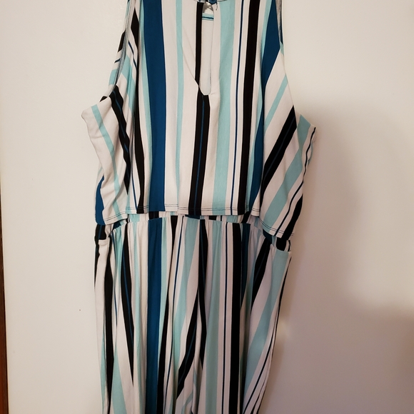 George Multicolor Striped Jumpsuit - Picture 2 of 2